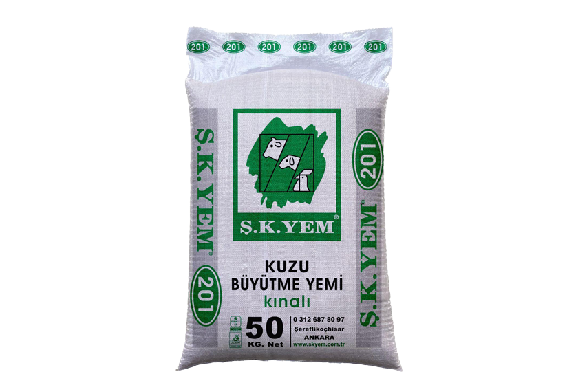 201 Kınalı Kuzu B&uuml;y&uuml;tme Yemi